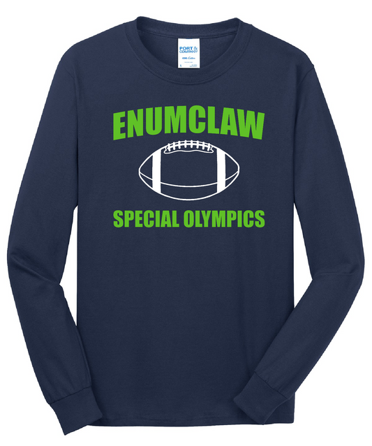 2025 Enumclaw Flag Football Port & Co™ Long Sleeve Core Cotton Tee