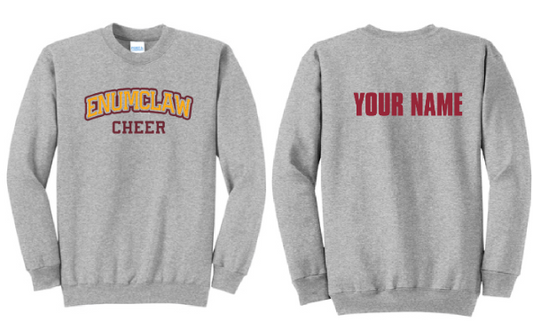 Enumclaw Cheer Crew Neck - Adult Sizes