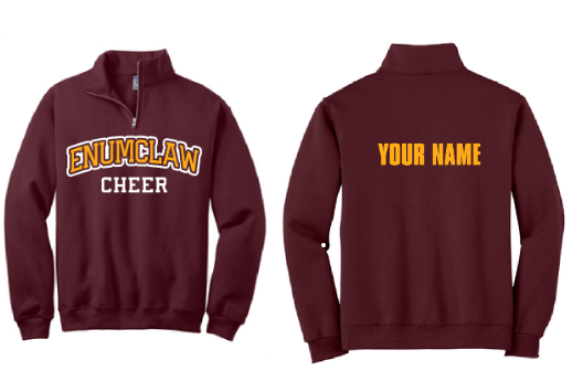 Enumclaw Cheer 1/4 Zip - Adult Sizes