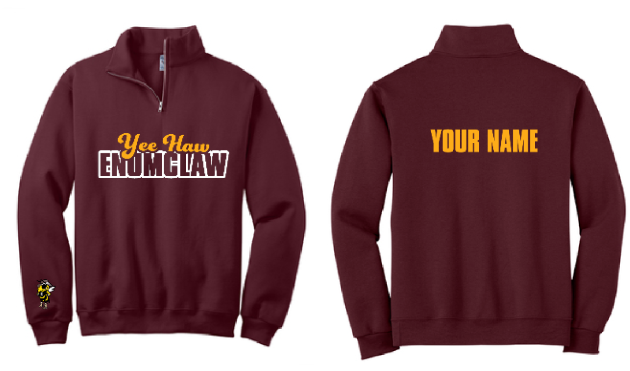 Enumclaw Cheer 1/4 Zip - Adult Sizes