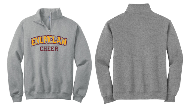 Enumclaw Cheer 1/4 Zip - Adult Sizes