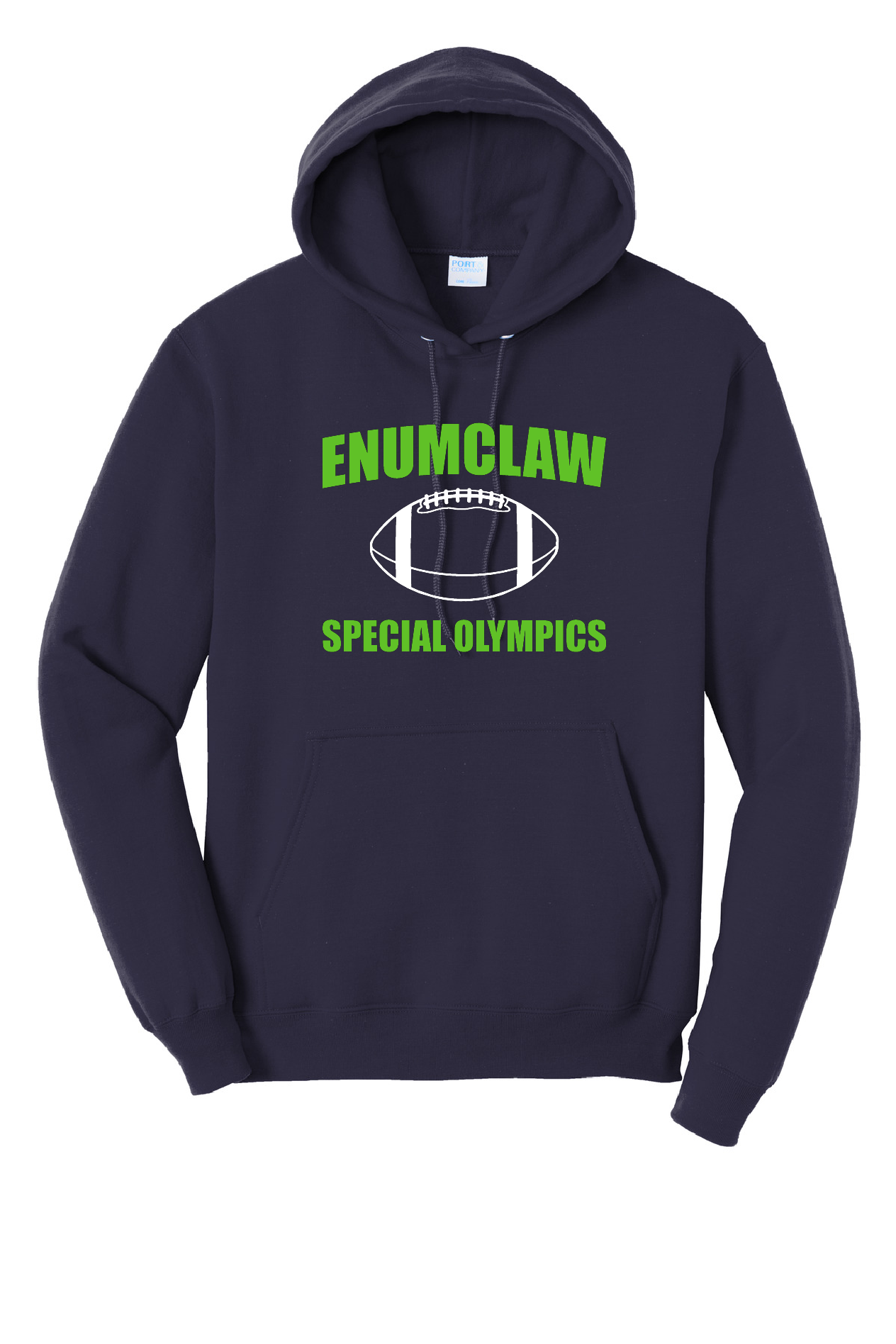 2025 Enumclaw Flag Football Port & Company® Core Fleece Pullover Hooded Sweatshirt