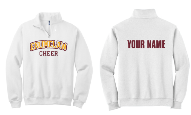 Enumclaw Cheer 1/4 Zip - Adult Sizes